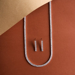 Oval Single Necklace Set Mozaati