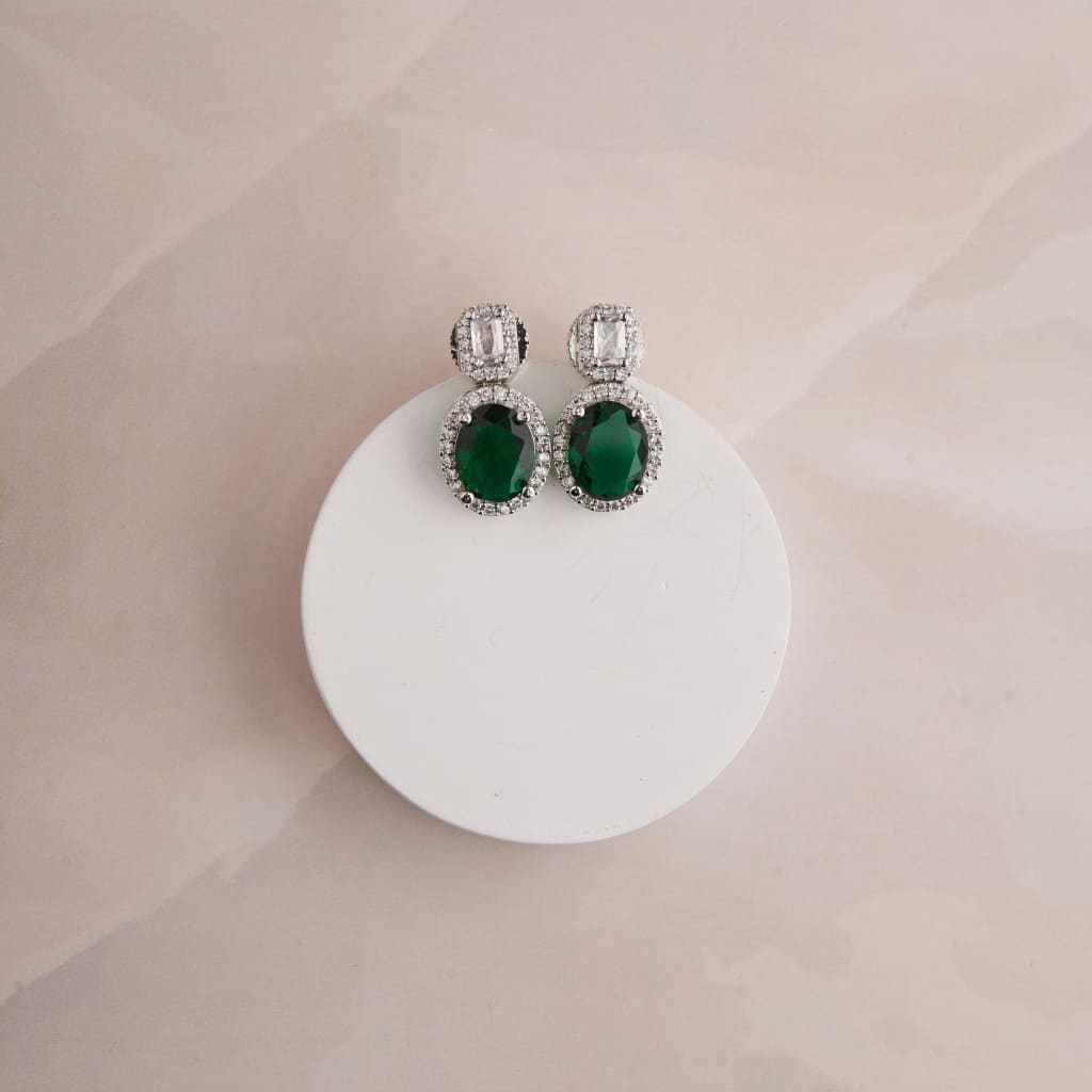 Paris Earrings - Green