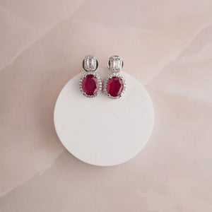 Paris Earrings - Red