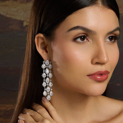 Pear Chandelier Earrings Mozaati