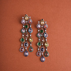 Pear Chandelier Earrings Mozaati