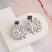 Load image into Gallery viewer, Peony Earrings - Blue
