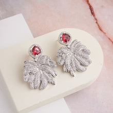 Load image into Gallery viewer, Peony Earrings - Red
