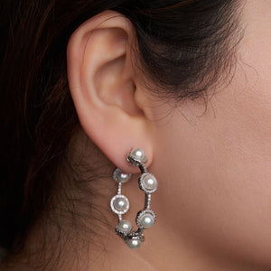 Perle Hoop Earrings