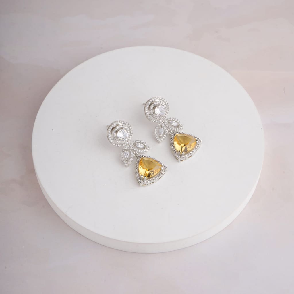 Pia Earrings - Yellow