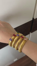 Load and play video in Gallery viewer, Triple Stone Bracelet
