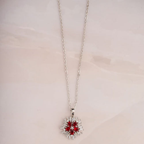 Primrose Necklace - Red