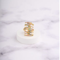 Rainbow Half Line Ring