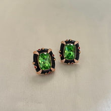 Load image into Gallery viewer, Rivi Earrings - Black Green
