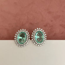 Load image into Gallery viewer, Romee Earrings - Light Green
