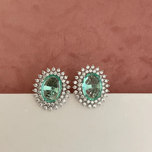 Romee Earrings - Light Green