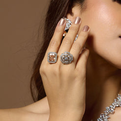 Rose Emerald Ring Mozaati