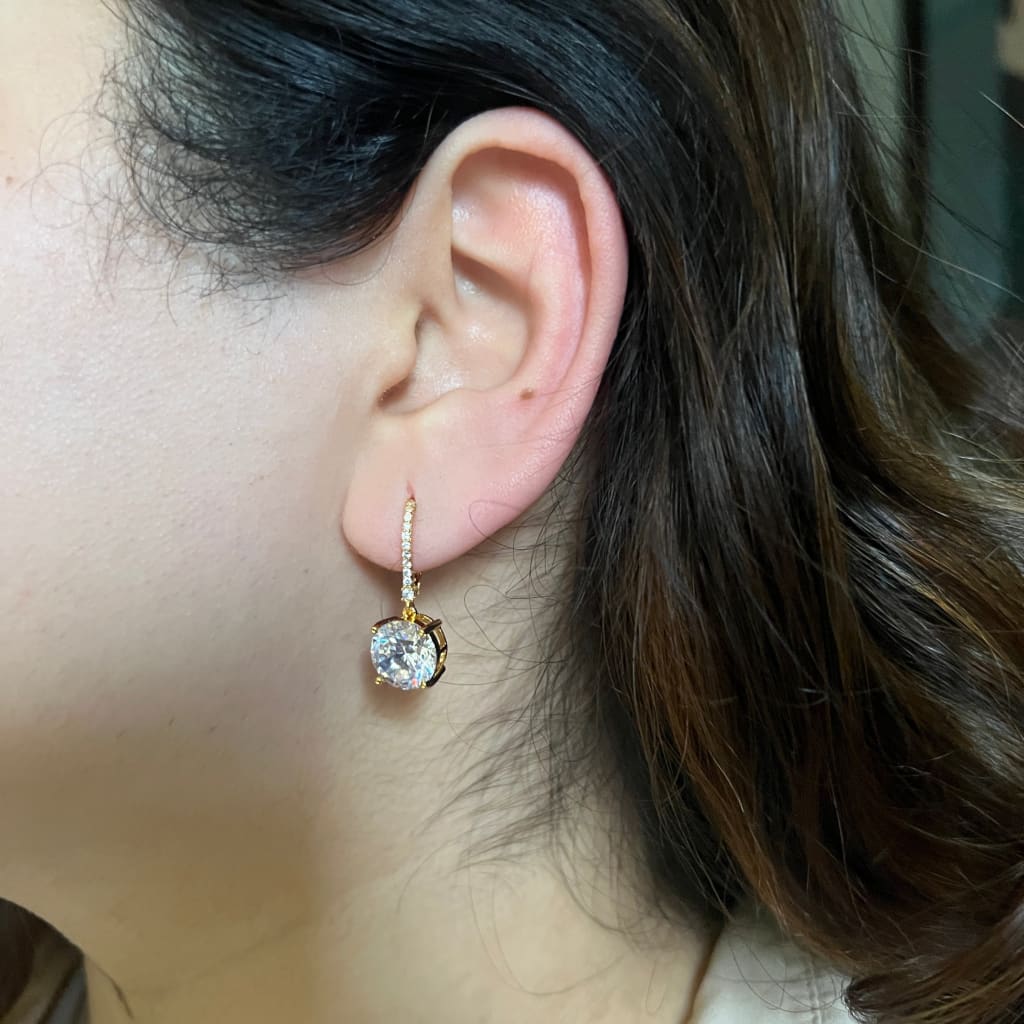 Round Huggies Earrings