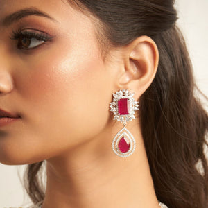 Shyla Earrings - Red