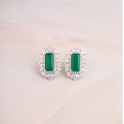 Sia Earrings - Green