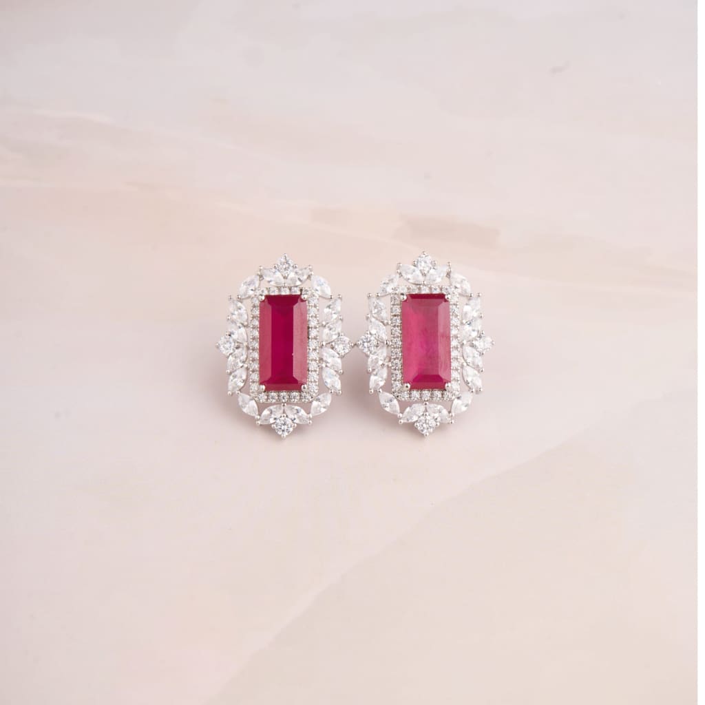 Sia Earrings - Red