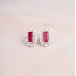 Sia Earrings - Red