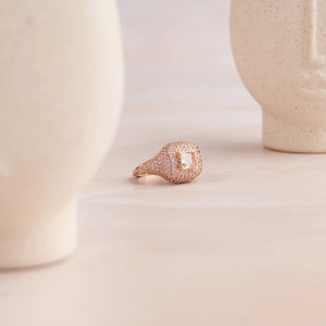 Signet Ring - Rose / US 6