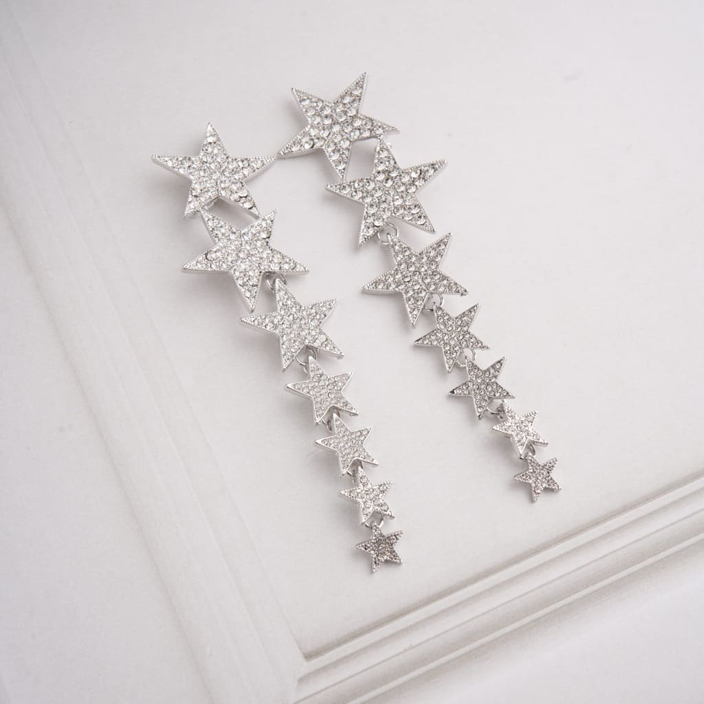 Star Line Earrings
