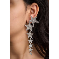 Star Line Earrings