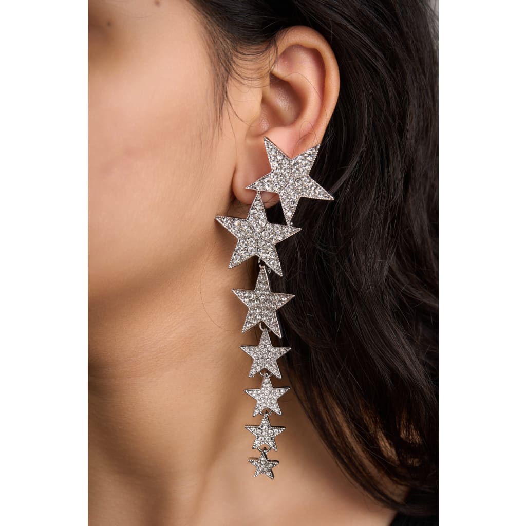 Star Line Earrings