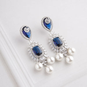 Suhana Earrings - Blue