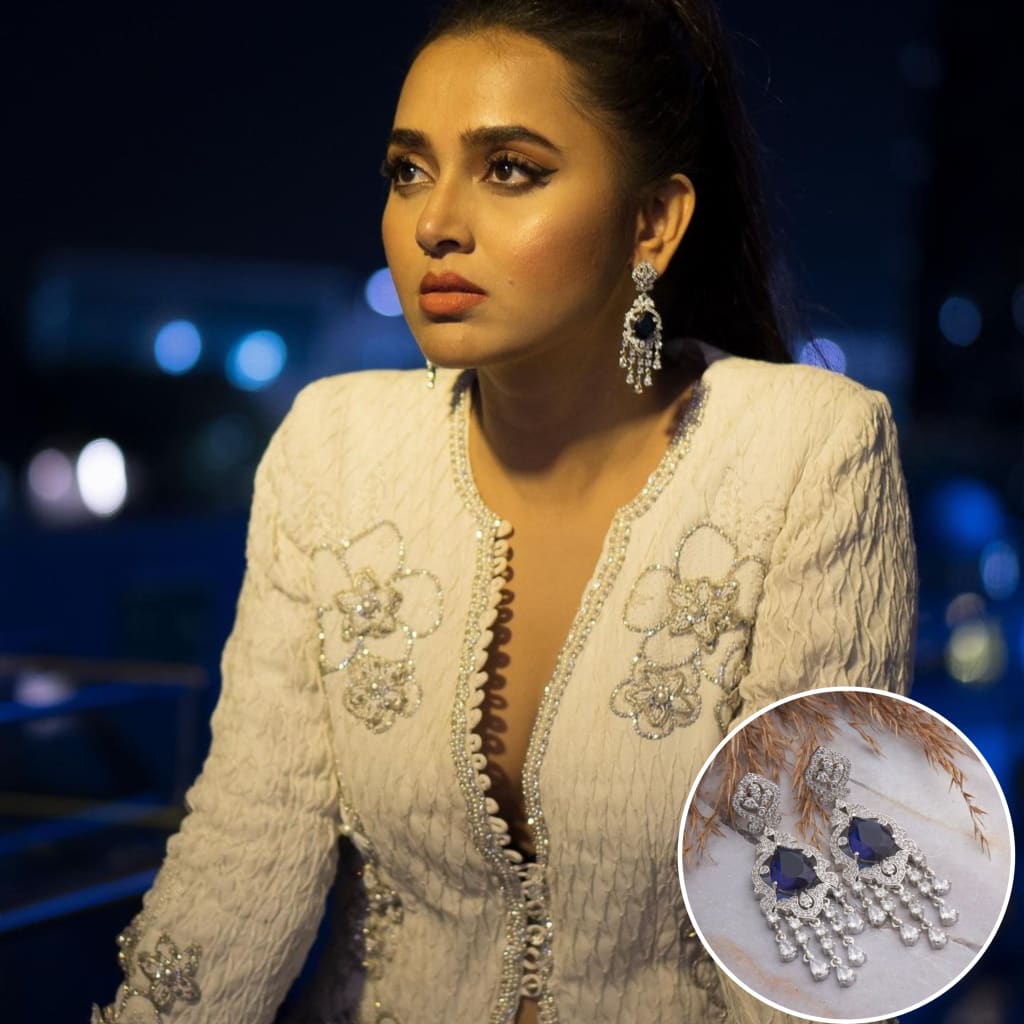 Reva Earrings - Blue