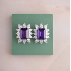 Tinaa Earrings - Blue