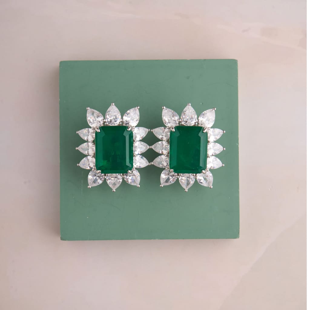 Tinaa Earrings - Green
