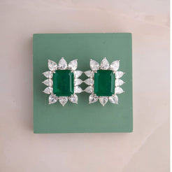 Tinaa Earrings - Green