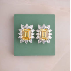 Tinaa Earrings - Yellow