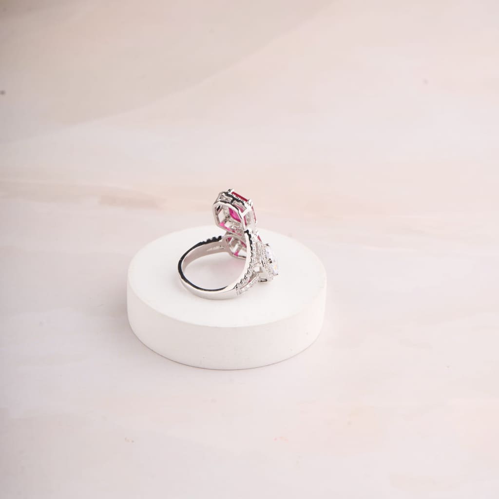 Tri Stone Ring