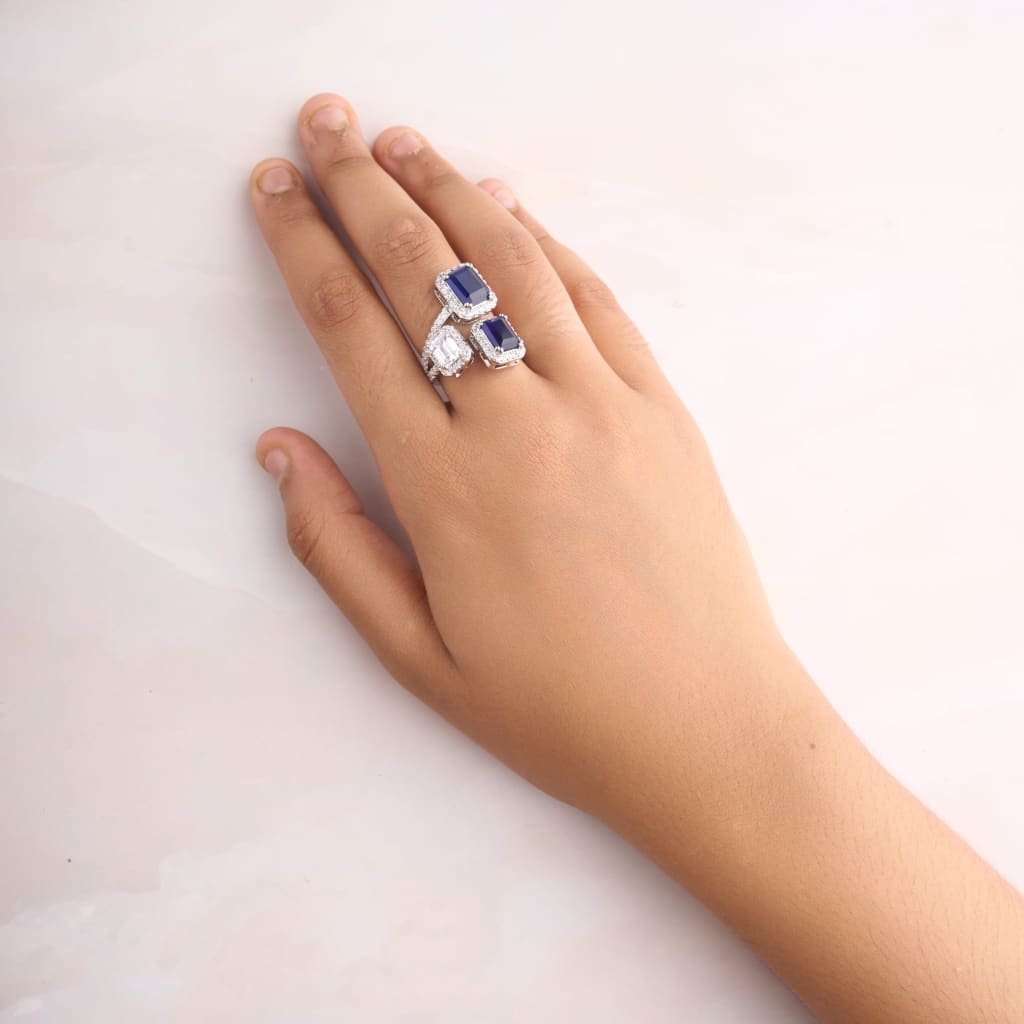 Tri Stone Ring