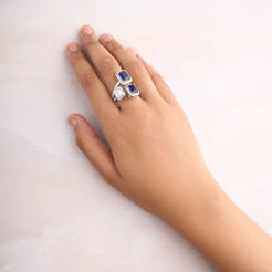 Tri Stone Ring