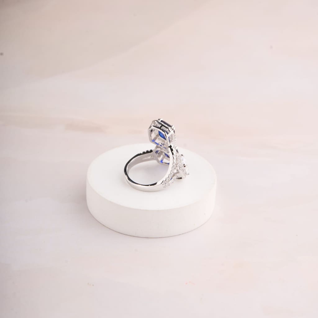 Tri Stone Ring