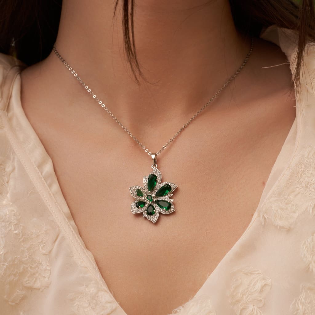 Tulipe Necklace - Green