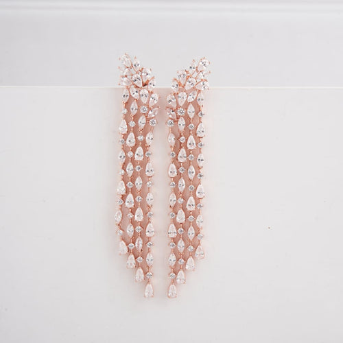 Valencia Earrings - Rose