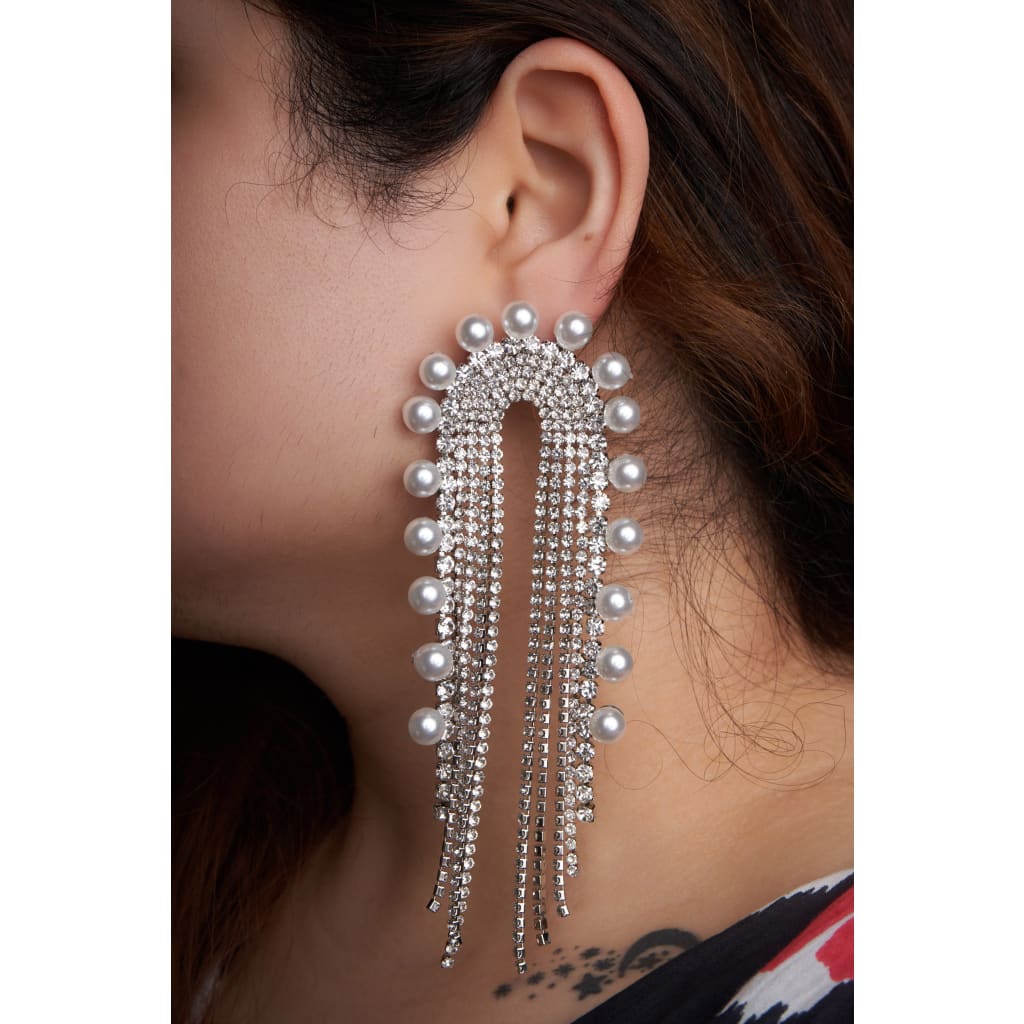 Waterfall Rhinestone Earrings