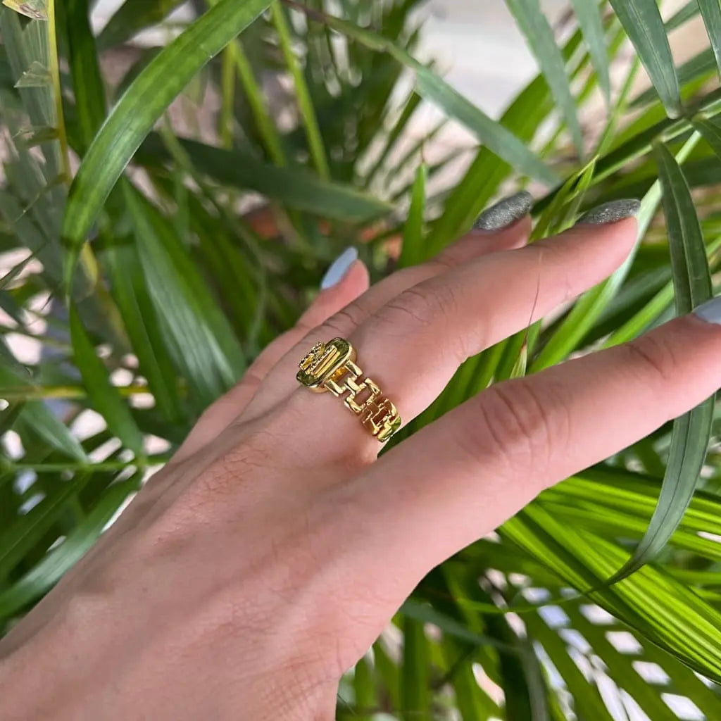 Chain Initial Ring Mozaati