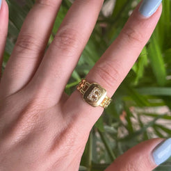 Chain Initial Ring Mozaati