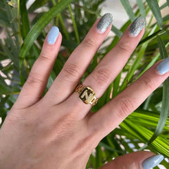 Chain Initial Ring Mozaati