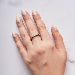 Cross Arrow Ring Mozaati