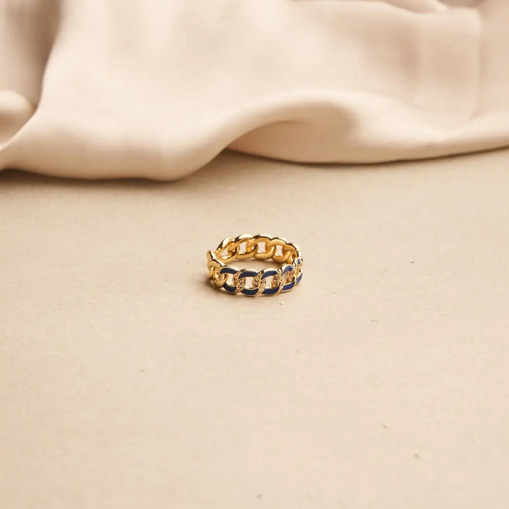 Cuban Link Ring Mozaati