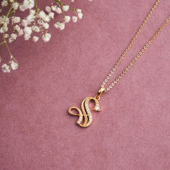 Roman Initial Necklace Mozaati