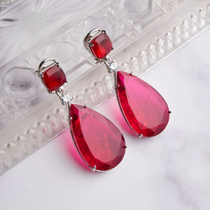 Addison Earrings - Red