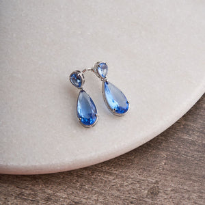 Alara Earrings - Light Blue