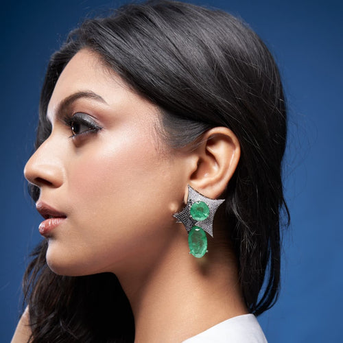 Amrita Earrings - Mint