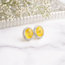 Load image into Gallery viewer, Ansel Earrings - Yellow&amp;Silver
