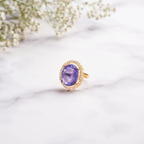 Ansel Ring - Purple&Gold