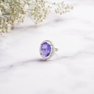 Ansel Ring - Purple&Silver